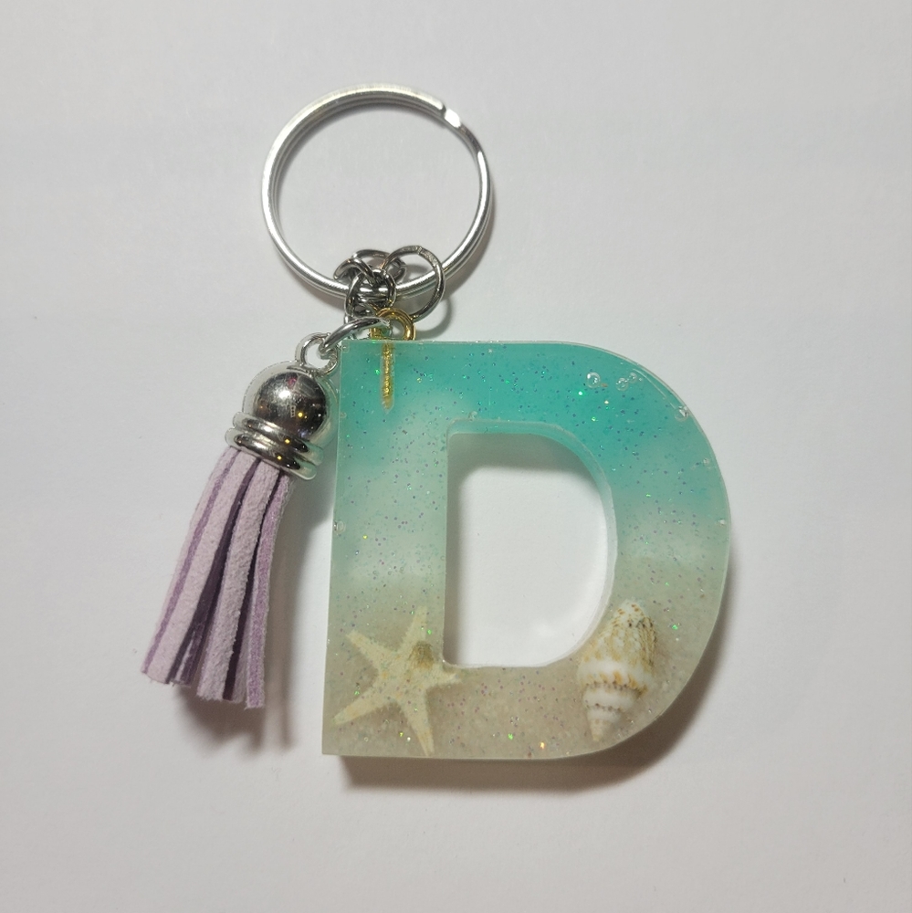 Initial D beach themed key chain.